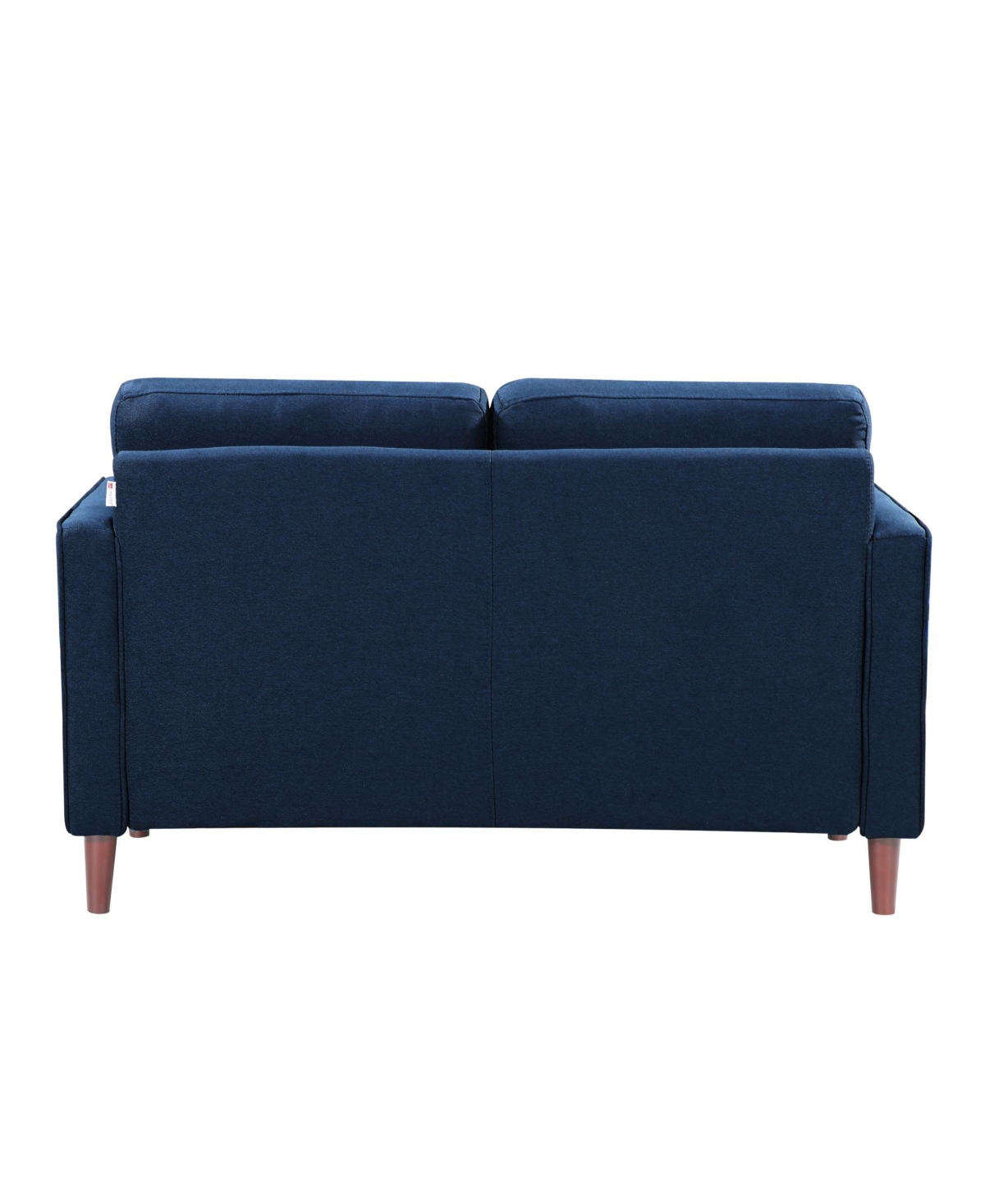 Lillith Modern Loveseat With Upholstered Fabric and Wooden Frame