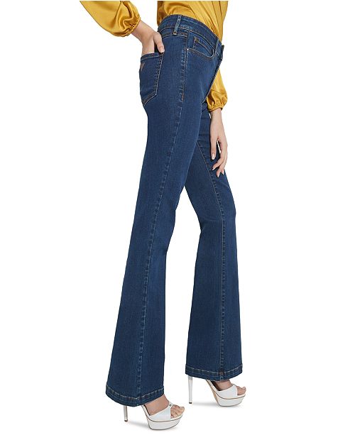 GUESS ECO 1981 Button-Fly Flare-Leg Jeans & Reviews - Jeans - Women ...