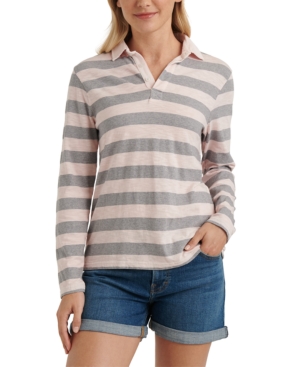 LUCKY BRAND RUGBY-STRIPED SHIRT