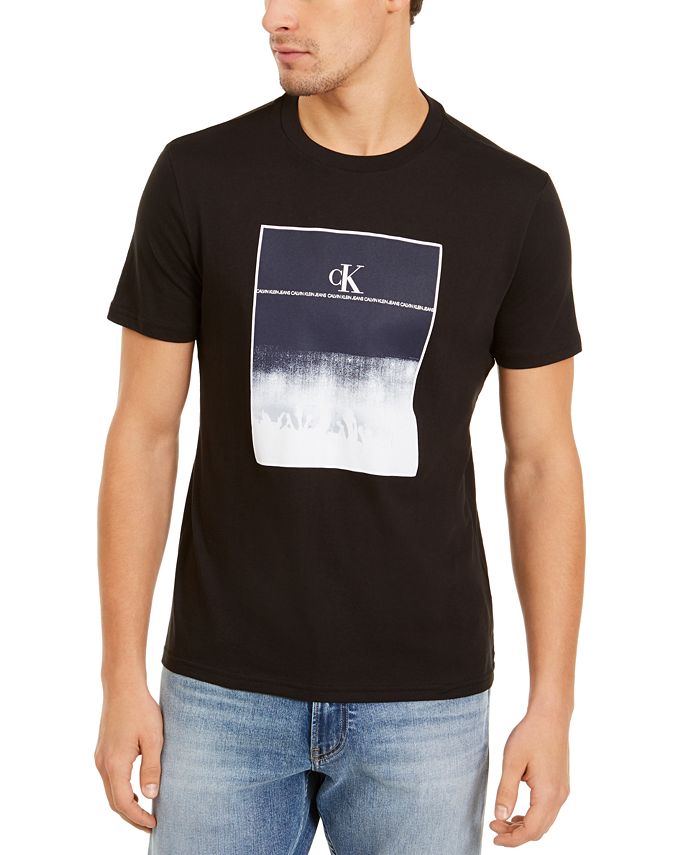 Calvin Klein Jeans Men's Monogram Logo Graphic T-Shirt - Macy's