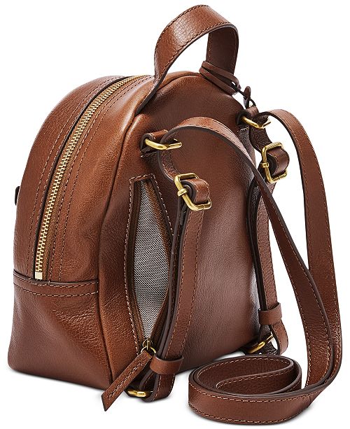 Fossil Megan Mini Leather Backpack & Reviews - Handbags ...