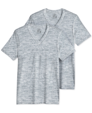 Jockey Men's Big & Tall Classic Tagless V-Neck Undershirt 2-pack