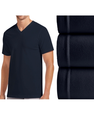Jockey men's classic collection crew-neck tagless Undershirt 3-pack with staynew technology