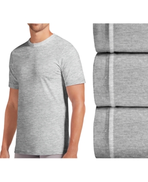 Jockey men's classic collection crew-neck tagless Undershirt 3-pack with staynew technology