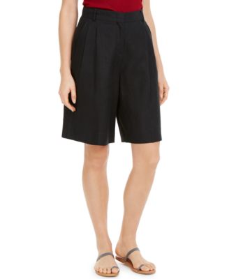 macys linen shorts