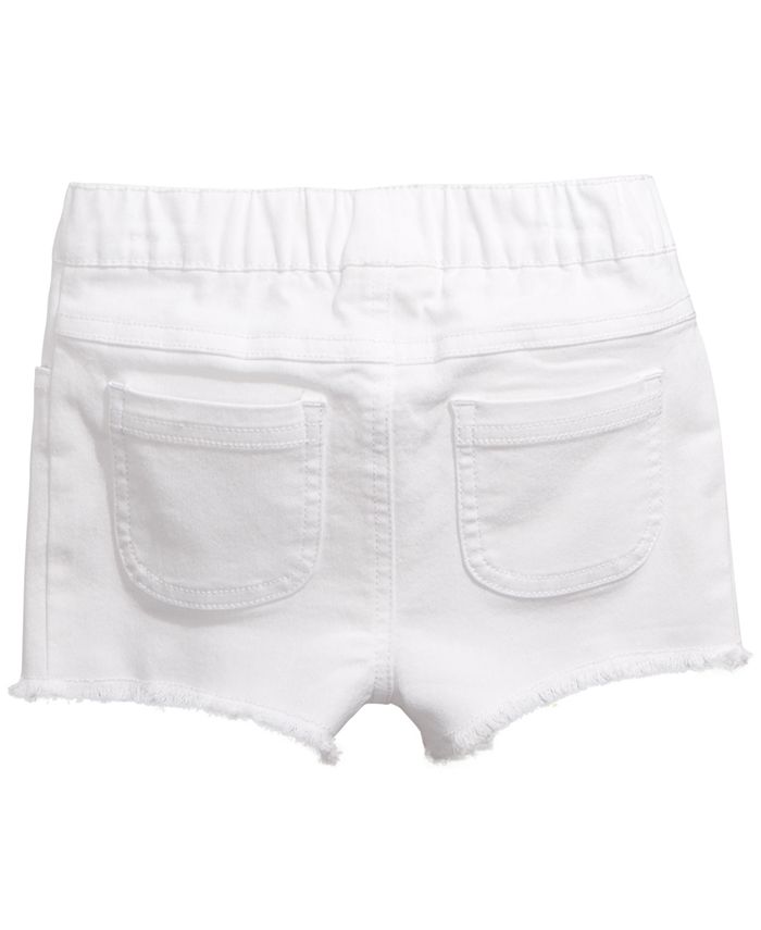 First Impressions Baby Girls Eyelet-Bow Denim Shorts, Created for Macy ...