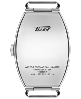 Unisex Swiss Heritage Porto Black Leather Strap Watch 42mm