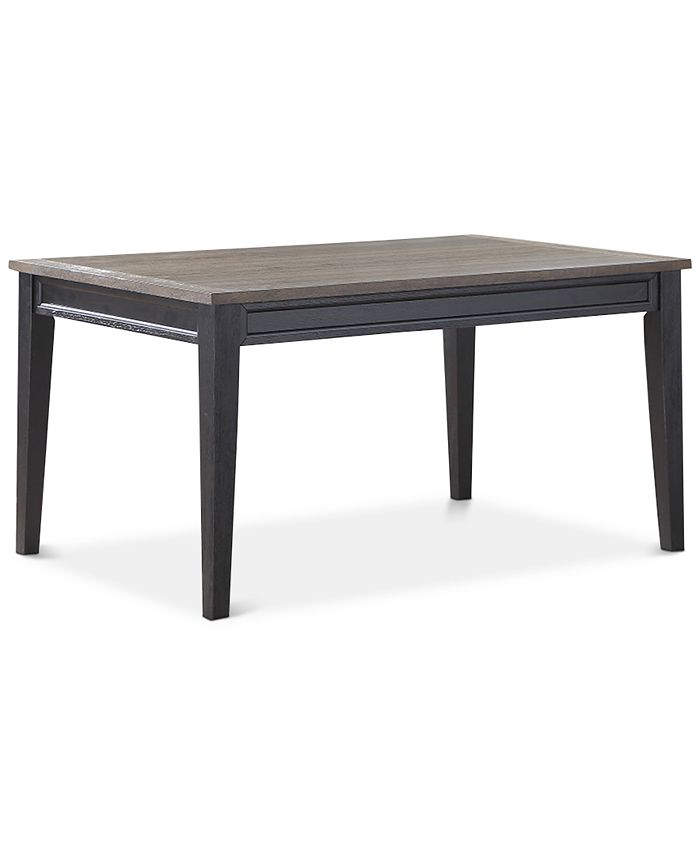 Furniture Raven Noir Rectangular Dining Table Macy's
