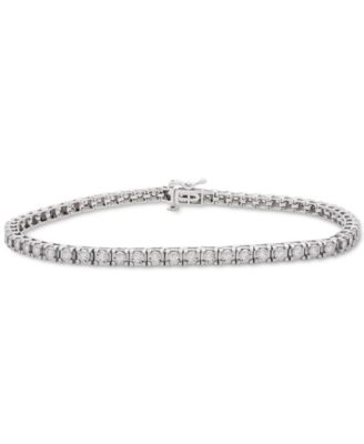 Macy's - Diamond Tennis Bracelet (1 ct. t.w.) in 10k White Gold