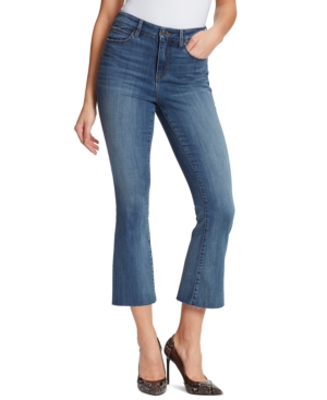 image of Skinnygirl Julie Cropped Flare-Leg Jeans