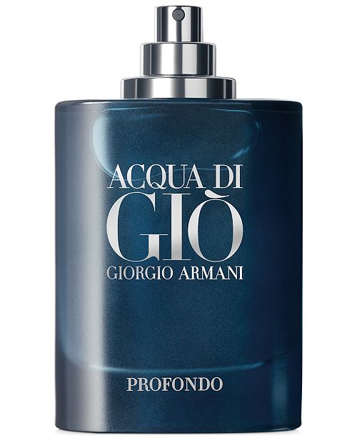 Giorgio Armani Men S Acqua Di Gio Profondo Eau De Parfum Spray 1 35 Oz Reviews All Perfume Beauty Macy S