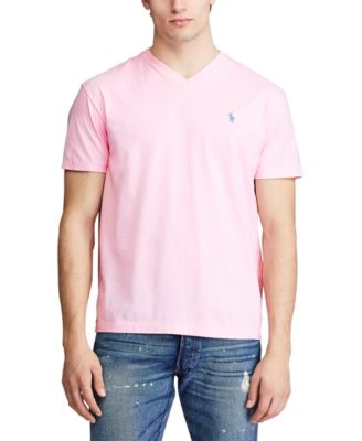 pink polo t shirt mens
