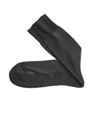 Johnston & Murphy Herringbone Panel Socks