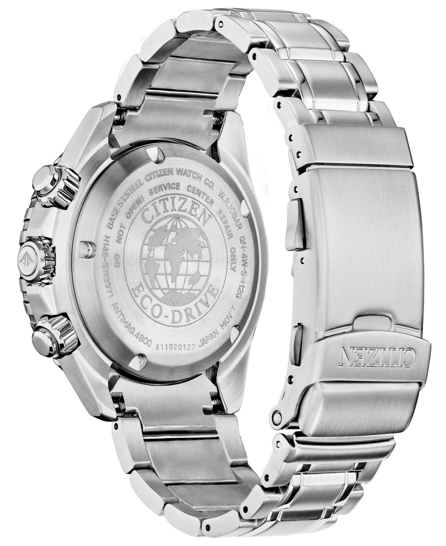Мужские часы Citizen Eco-Drive Chronograph Promaster Diver Stainless Steel Bracelet Watch 46mm — фото 3