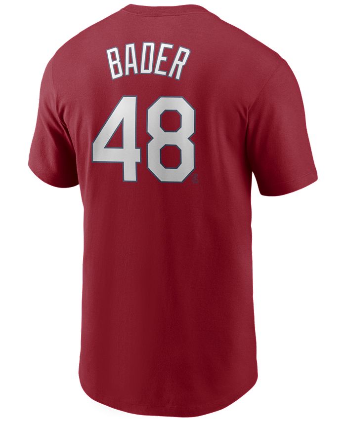 Nike Men's Harrison Bader St. Louis Cardinals Name and Number Player T-Shirt  - Macy's