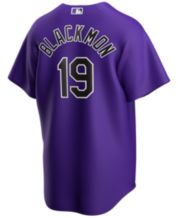 Nike MLB Colorado Rockies (Kris Bryant) Men's Replica Baseball Jersey - White/Purple L
