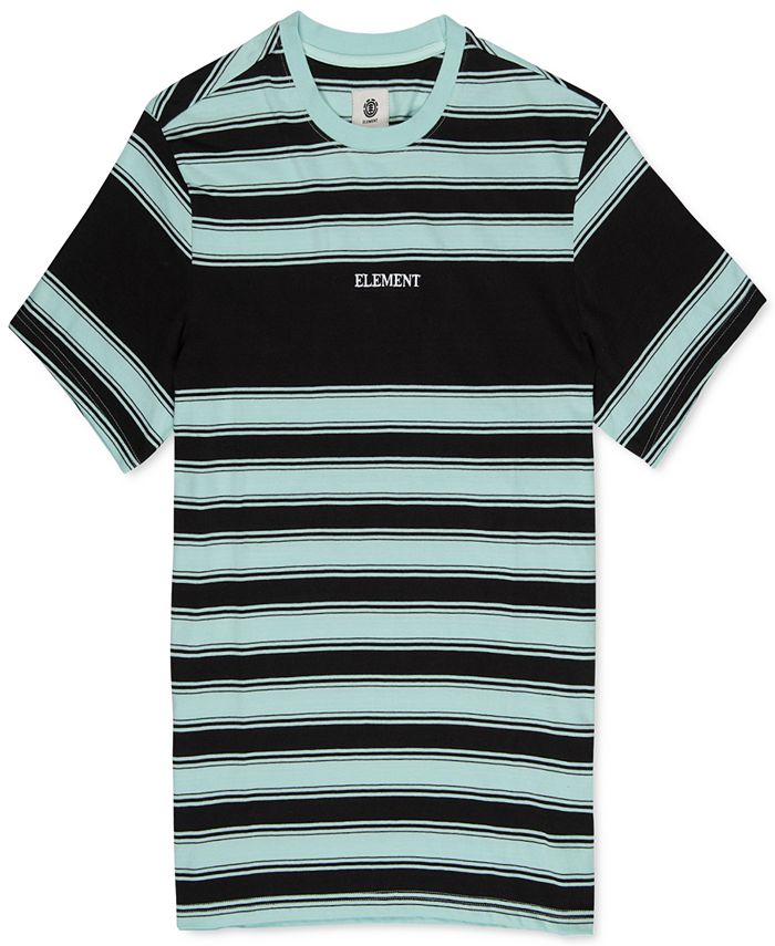 Element Men's Embroidered Striped Logo T-shirt - Macy's