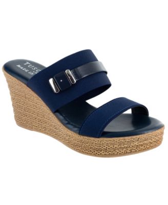 tuscany by easy street calla women's wedge sandals