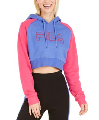 fila hoodie crop top