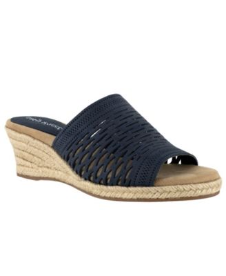 clarks women's cloudsteppers step cali bay slide sandals