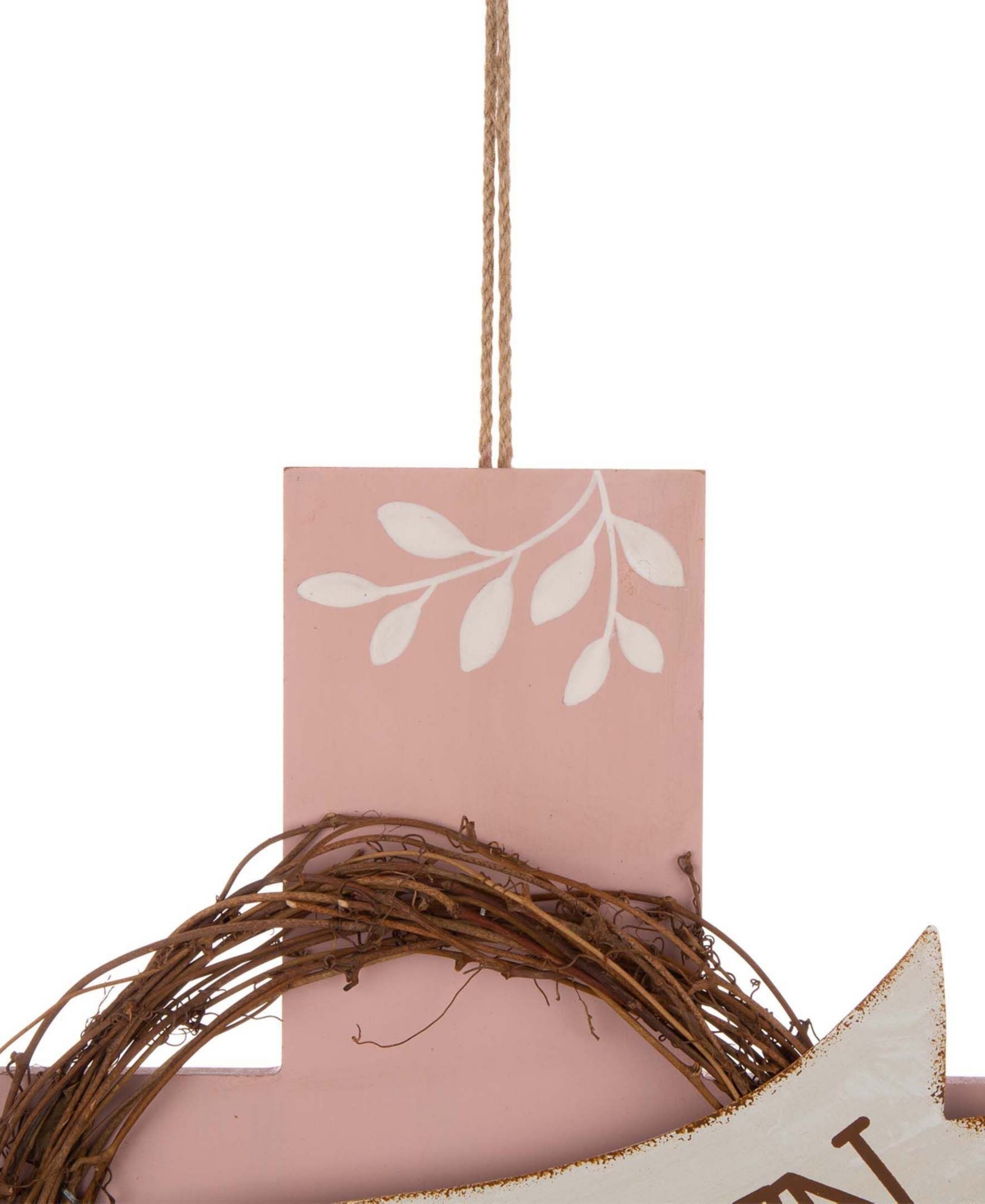 Glitzhome Easter Cross Yard Stake or Wall Decor