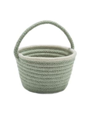 Easter Pastel Wool Braided Basket