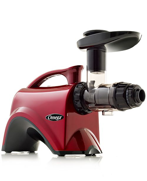 Omega Nc800hdr Red Slow Speed Nutrition Center Masticating Juicer Reviews Small Appliances Kitchen Macy S
