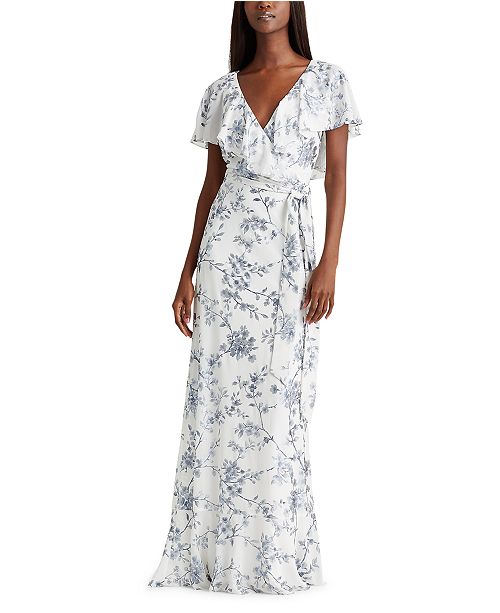 Lauren Ralph Lauren Capelette Foil Printed Dress Reviews
