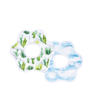 Tiny Twinkle Baby Boys and Girls Pack of 2 Cacti Roundabout Bib Set