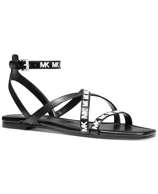 Michael Kors Tasha Flat Sandals - Macy's