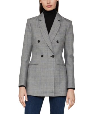 bcbg plaid coat