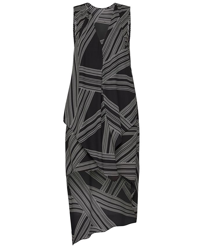 BCBGMAXAZRIA AbstractPrint HighLow Dress Macy's