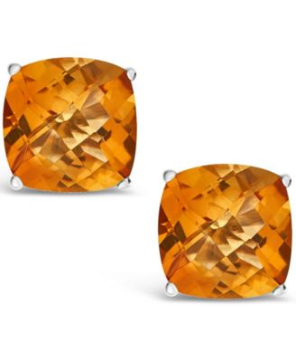Citrine (3-3/4 ct. t.w.) Stud Earrings in Sterling Silver