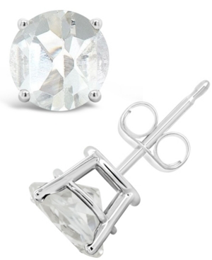 image of Garnet (3-1/5 ct. t.w.) Stud Earrings in Sterling Silver (Also Available in White Topaz and Citrine)