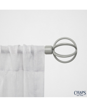 Chaps Home Cage Window Curtain Rod and Finial Set