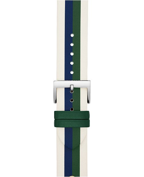 Tory Burch Women's Multicolor Leather Apple Watch® Strap 38mm/40mm