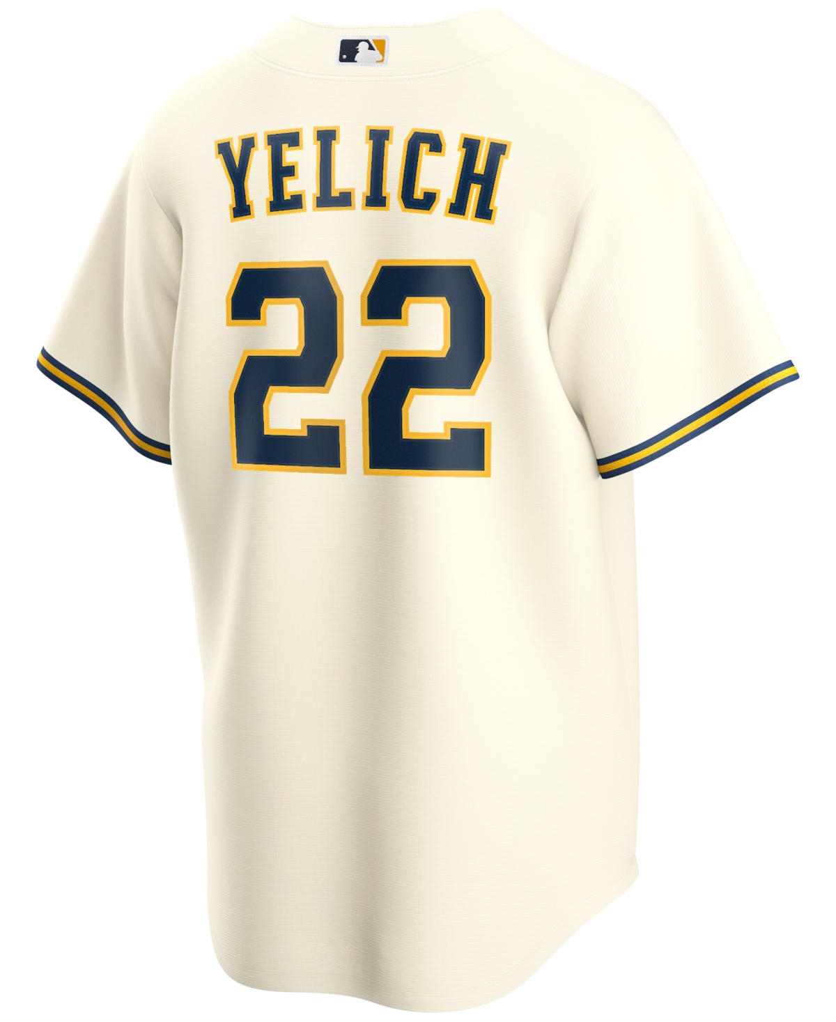 Nike Men's Christian Yelich Milwaukee Brewers Official Player Replica Jersey