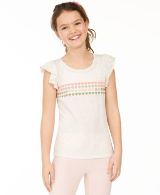 Epic Threads - Big Girls Heart Stripes T-Shirt