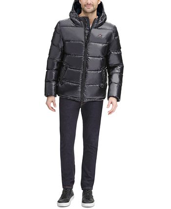 Tommy hilfiger 2025 pearlized puffer coat