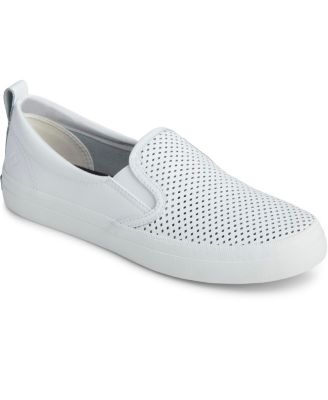 Women's Crest Twin Gore Perforated Slip On Sneakers, Created for Macy's