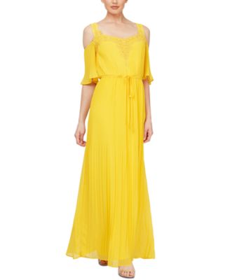 yellow christening dress