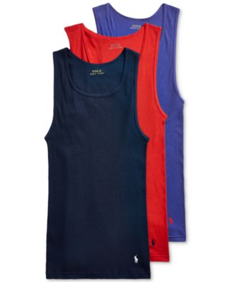 red polo tank top