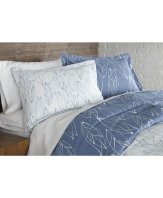 Modern Foliage Ultra Soft Duvet Cover Set, King