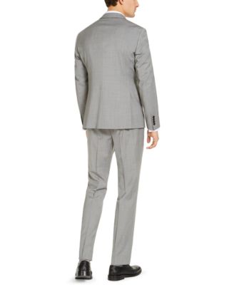 Classic-Fit Light Gray Suit Separates 