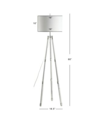 Arliss 60" Surveyor's Tripod, Crystal Led Floor Lamp