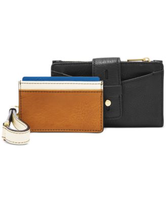 Fossil Willa Small Tab Leather Wallet Macy's