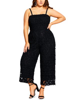 city chic lace jumpsuit