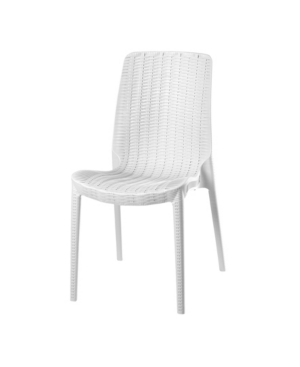 Lagoon Rue Stackable Rattan Dining Chair Set of 4