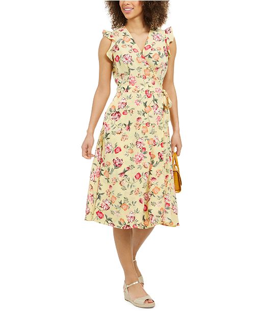 Charter Club Mommy Me Floral Print Wrap Dress Created For
