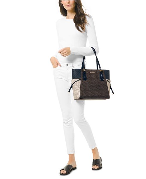 Michael Kors Signature Voyager East West Tote Reviews Handbags Accessories Macy S